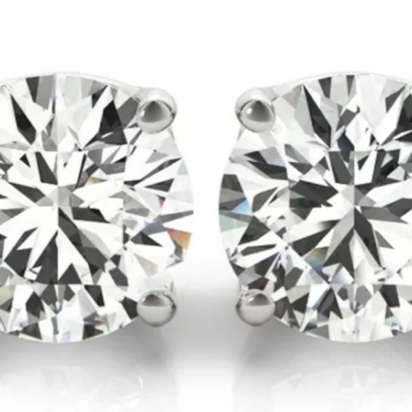 Diamond Earring Studs - Picture 1 of 4
